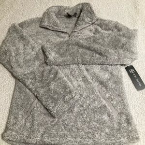 Daisy fuentes gray long-sleeved Women’s sweater Sz S